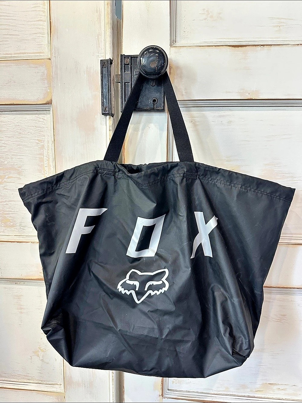 Fox Logo Black & White Tote